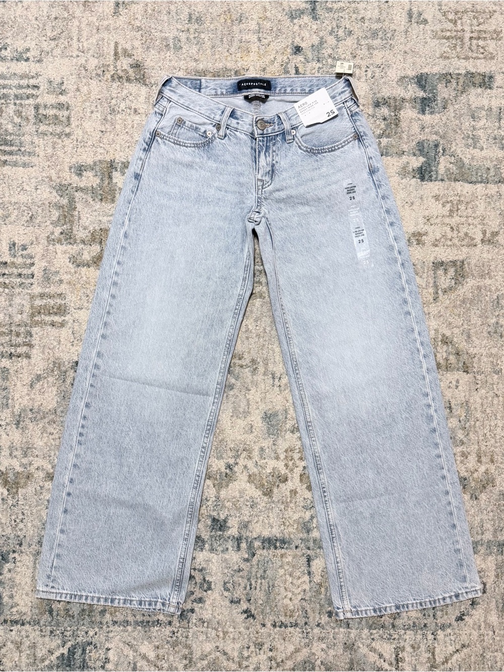Aeropostale Baggy NWT Super Low Rise Wide Leg Jeans